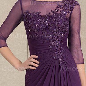 Formal floor length dress size 20, purple